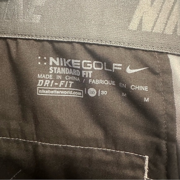 Nike Dri Fit Golf Men’s Gray Shorts Size Medium - Picture 6 of 7